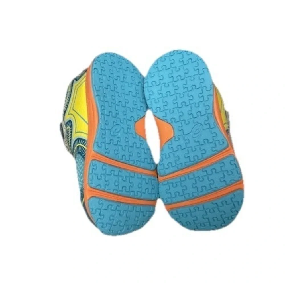 Asics Toddler Leather Noosa TS Athletic Shoes Size K5 Multi Color‎ New
